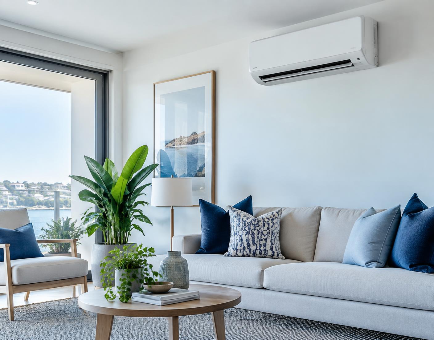 Professionally installed air conditioner in a modern Sydney home